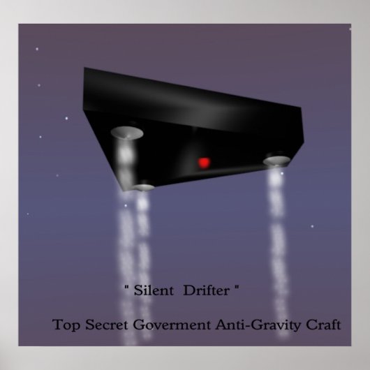 Poster Triangle noir (Devant)