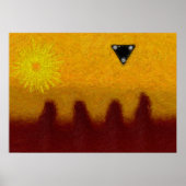 Poster Triangle noir (Devant)