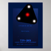 Poster Triangle noir TR-3B UFO (Devant)