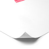 Poster Triangle rose double embrayé (Coin)