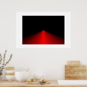 Poster Triangle rouge (Cuisine)