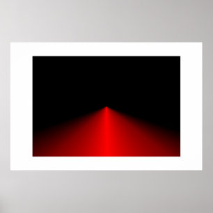 Poster Triangle rouge