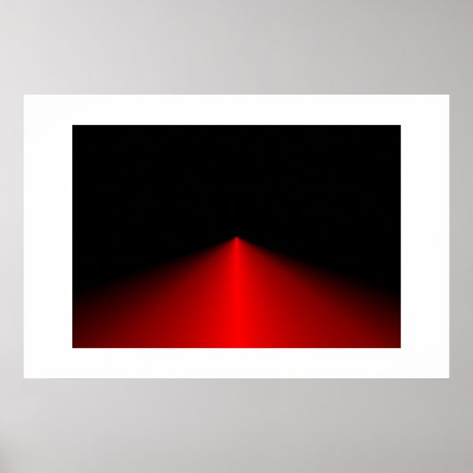 Poster Triangle rouge (Devant)