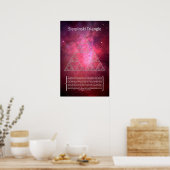 Poster Triangle Sierpinski (Cuisine)