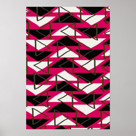 Poster Triangles (Devant)