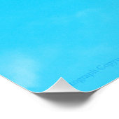 Poster Triangles dans le ciel (Coin)