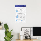 Poster Triangles droits spéciaux (Bureau à domicile)