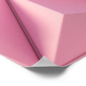Poster Triangles géométriques 3D : arrière - plan minimal (Coin)