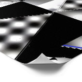 Poster Triangles Magiques Trois 2-D (Coin)