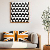 Poster Triangles noirs