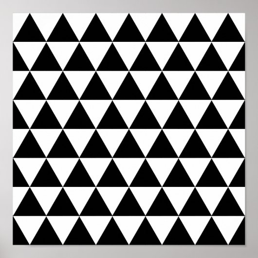 Poster Triangles noirs (Devant)
