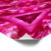 Poster Triangles roses chauds (Coin)