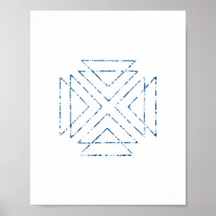 Poster Triangles Triangulaires Triangles Triangles Modern