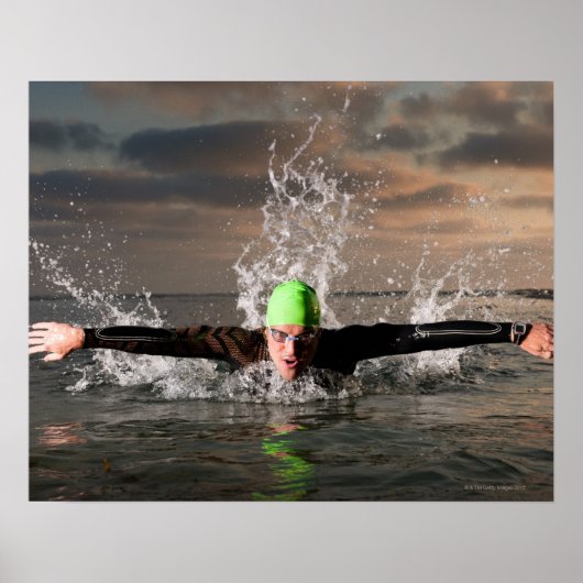 Poster Triathlète 2 (Devant)