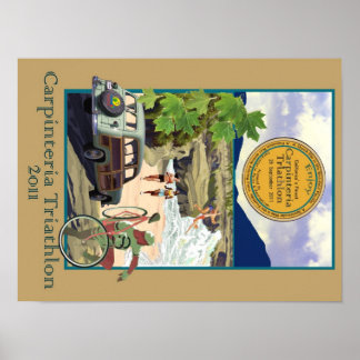 Poster Triathlon Carpinteria 2011