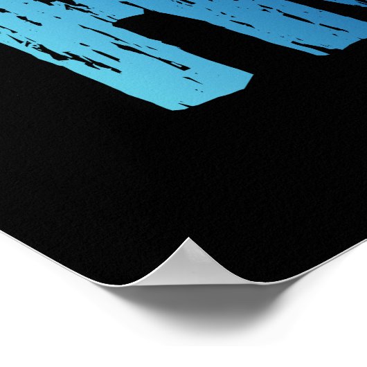 Poster Triathlon - Course à vélo de natation (Coin)