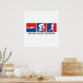 Poster Triathlon de la Ligue majeure (Cuisine)