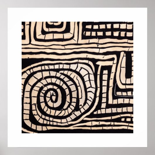 POSTER TRIBAL AFRICAIN (Devant)