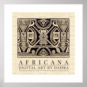 POSTER TRIBAL AFRICAIN