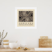 POSTER TRIBAL AFRICAIN (Cuisine)