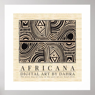 POSTER TRIBAL AFRICAIN