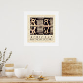 POSTER TRIBAL AFRICAIN (Cuisine)