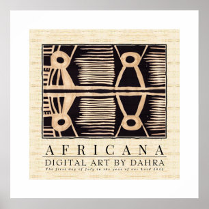 POSTER TRIBAL AFRICAIN