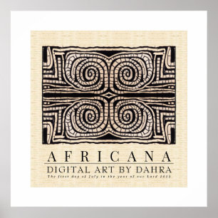 POSTER TRIBAL AFRICAIN