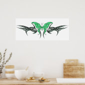 Poster Tribal Butterfly (Cuisine)