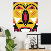 Poster Tribal de Kuba (Bureau à domicile)