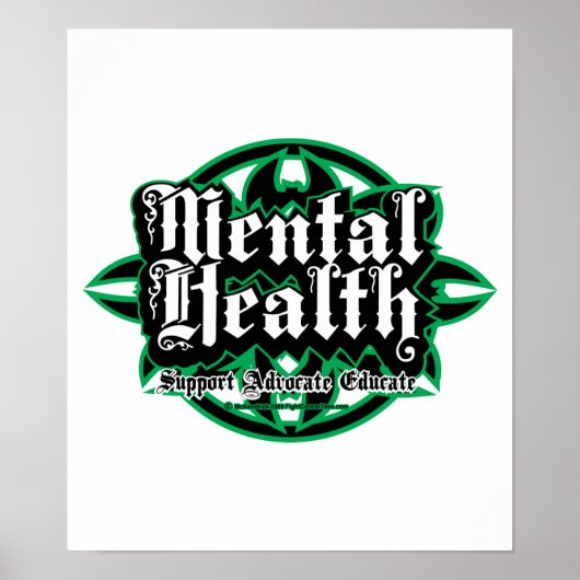 Poster Tribal de la santé mentale (Devant)