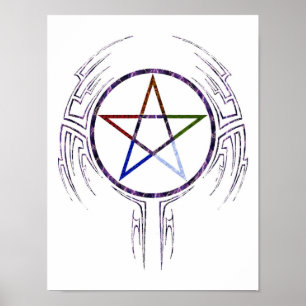 Poster Tribal de Wicca