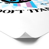 Poster Tribal des papillons transgenres (Coin)