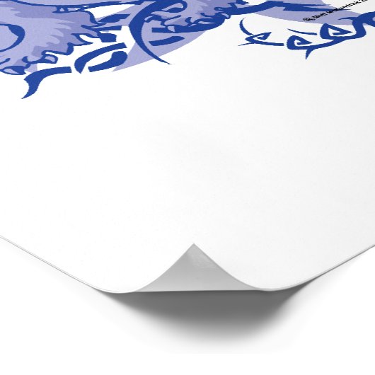 Poster Tribal écossais (Coin)