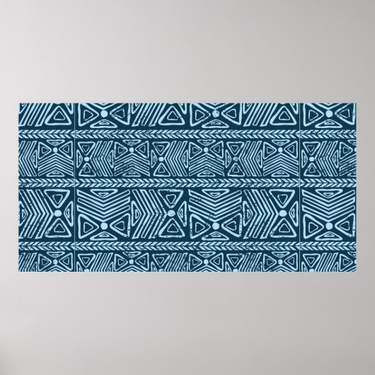 Poster Tribal vintage ethnique homogène (Devant)