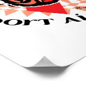 Poster Tribale des papillons VIH/sida 2 (Coin)