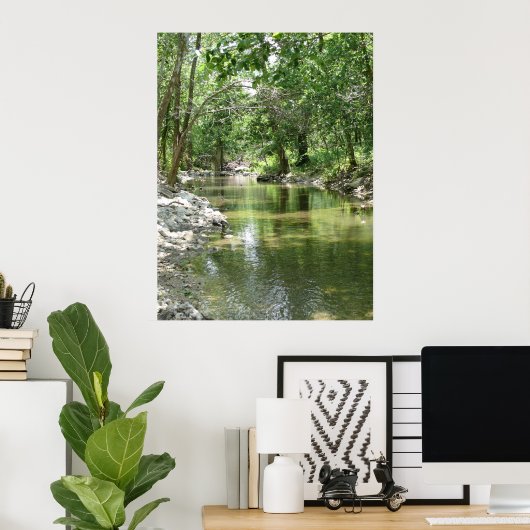 Poster Tributaire de Spring Creek (Bureau à domicile)