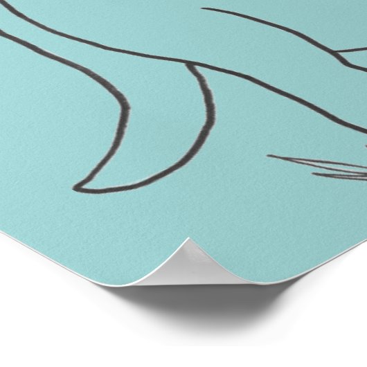 Poster Tricératops (Coin)