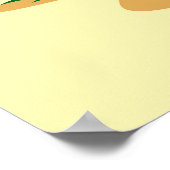 Poster Tricératops Dans Un Climat Tropical. (Coin)