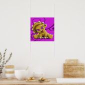 Poster Tricératops de Dinosaure (Cuisine)