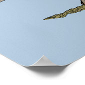 Poster Tricératops de Dinosaure Crétacé (Coin)