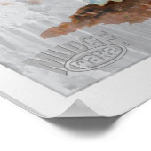 Poster Tricératops Dino Baseball (Coin)