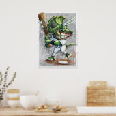 Poster Tricératops Dino Baseball (Cuisine)