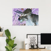 Poster Tricératops Dinosaur (Bureau à domicile)