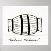 Poster Trichuris trichiuria print (Devant)