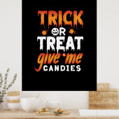 Poster Trick d'Halloween (Cuisine)
