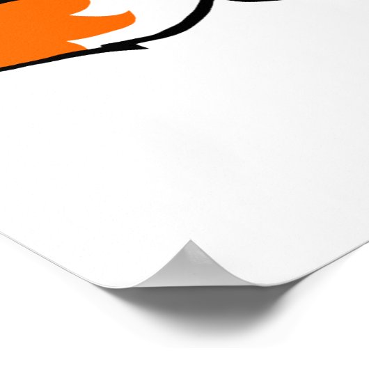 Poster Trick d'illusion optique Fox (Coin)