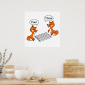 Poster Trick d'illusion optique Fox (Cuisine)