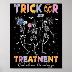 Poster Trick Or Halloween Radiothérapie oncologique Rad T
