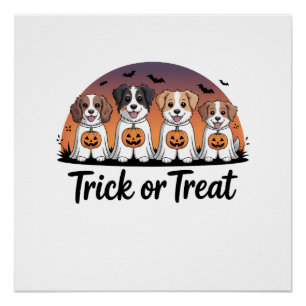 Poster Trick or Treat Halloween